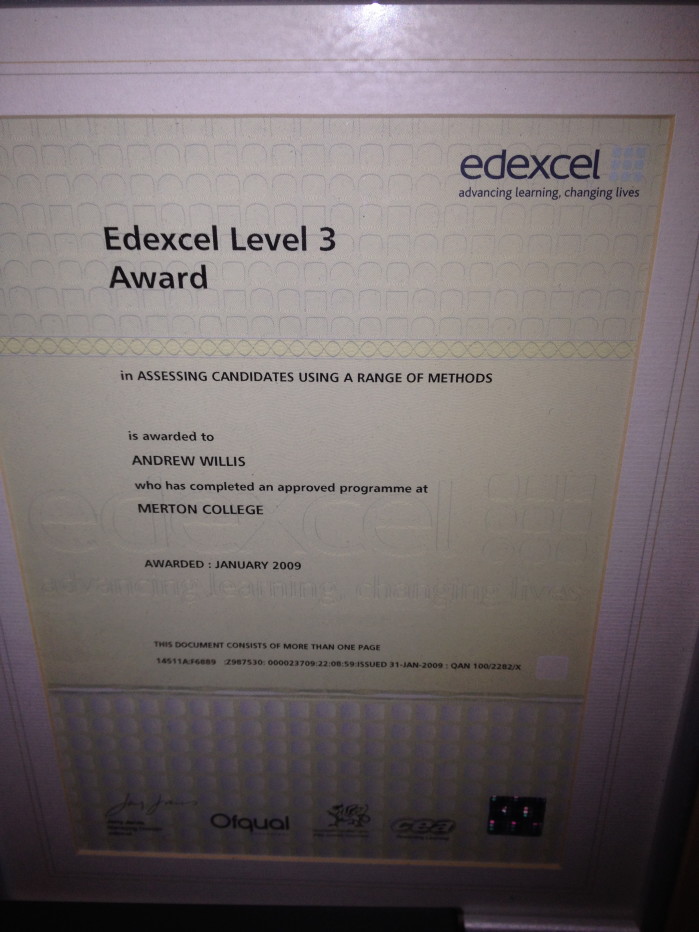 Clean 143 A Willis L3 assessor